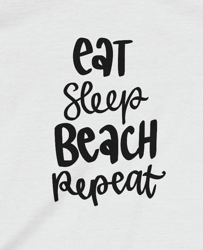 Eat, Sleep, Beach, Repeat - Infant Fine Jersey Tee