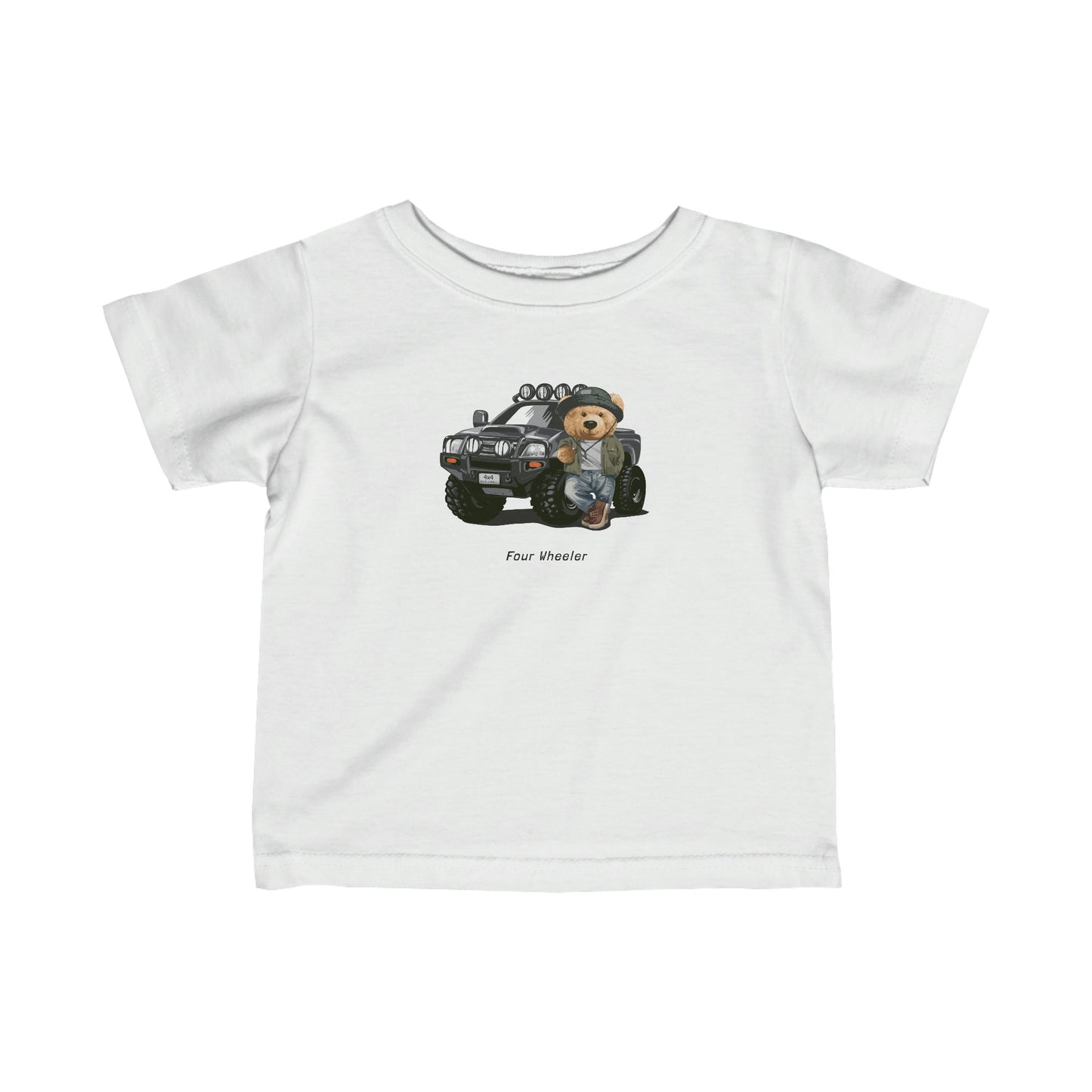 Monster Truck Bear - Infant Fine Jersey Tee