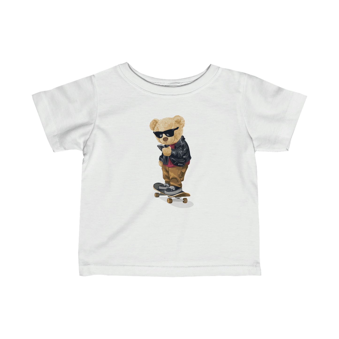 Skateboard Bear - Infant Fine Jersey Tee