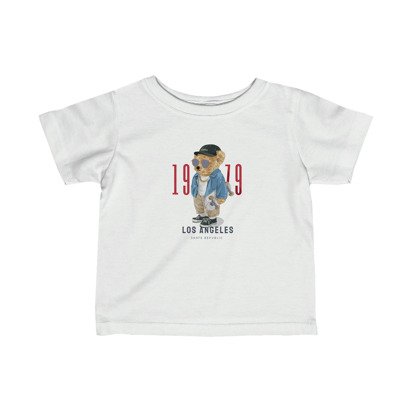 Skateboard Bear - Infant Fine Jersey Tee