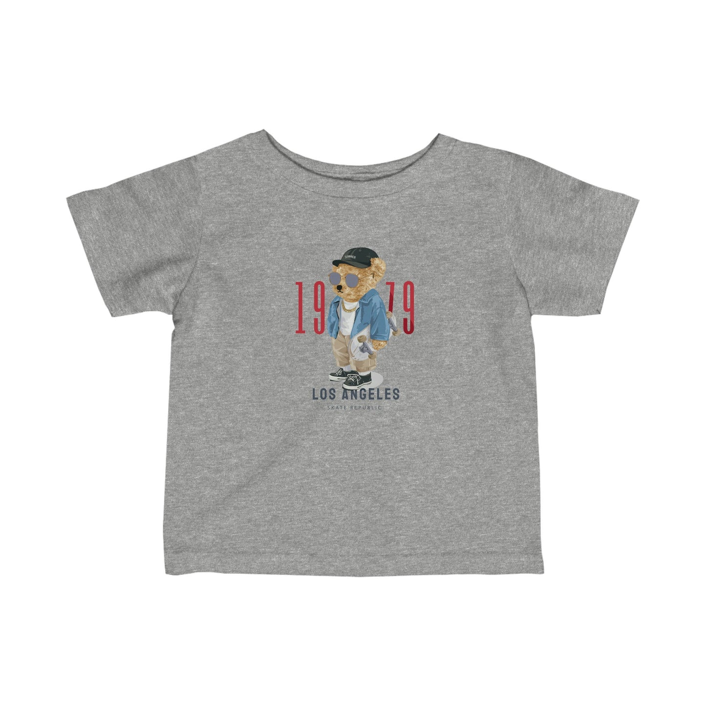 Skateboard Bear - Infant Fine Jersey Tee