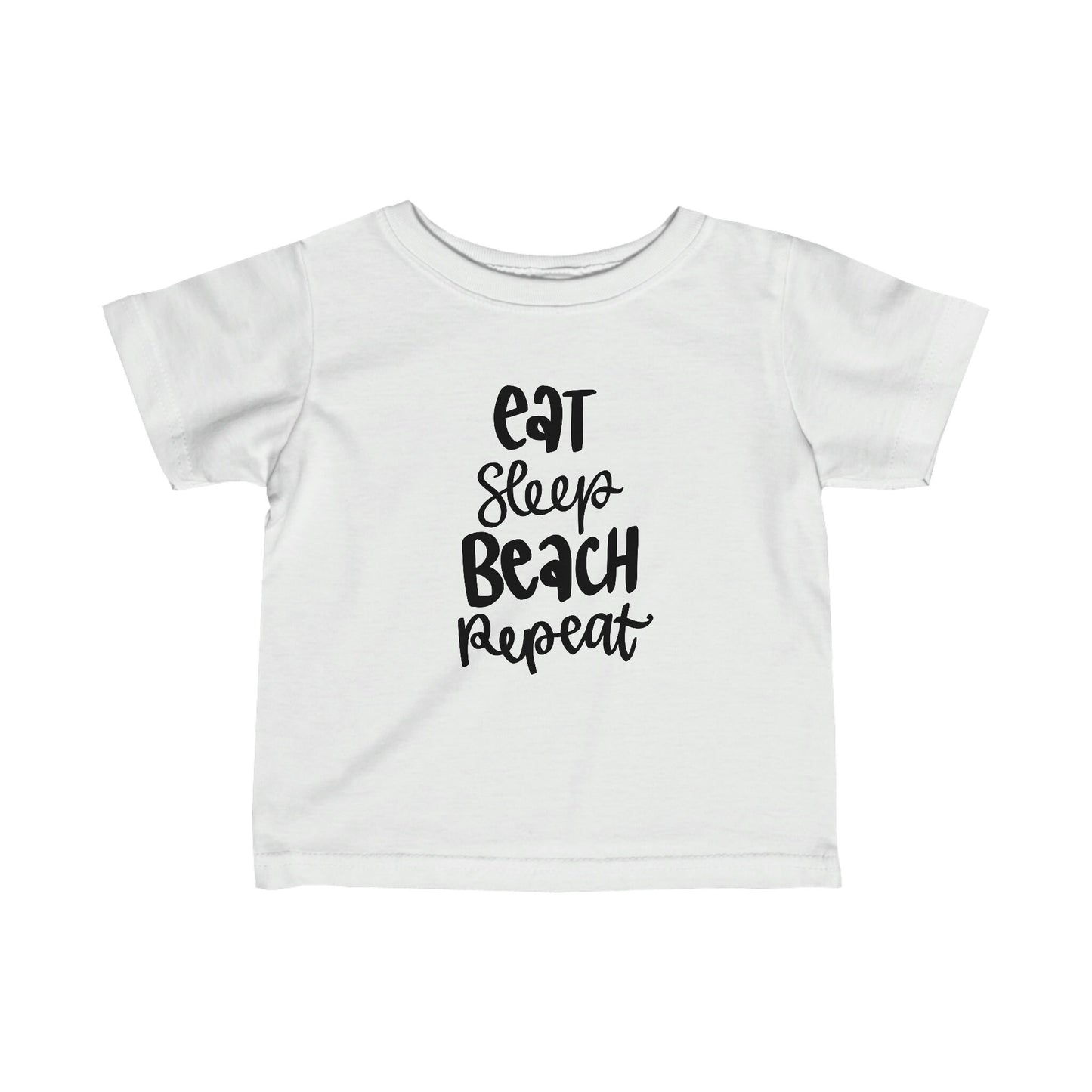 Eat, Sleep, Beach, Repeat - Infant Fine Jersey Tee